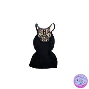 Embroidered Rainbow Beaded Blouse